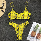 Neon Yellow Green Swimsuit Women Sexy Solid Push Up Micro Bikini 2026 Brazilian Summer Beach Bathing Suit Thong Swimwear Biquini