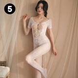 Various sexy mesh outfits, sexy lingerie jumpsuits, cutout halter bodysuits, women's bodystockings