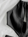 2025 New Sexy Halter Women Swimwear One Piece Swimsuit Female Hollow Out Monokini Bather Bathing Suit Summer Beach Wear Bodysuit