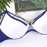 Leopard Splicing Bra Cup Bikini Women Swimsuit Female Swimwear Two-pieces Bikini Set Push Up Bather Bathing Suit Swim Beach Wear
