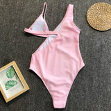 3 Colors Sexy One Piece Swimsuit Swimwear Women Hollow Solid One-piece Bathing Suit Beachwear Banadores Mujer 2026 Bikinis Mujer
