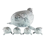 Seal Plush Toy Set Mother and Baby Stuffed Seal Family Soft Toy