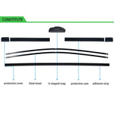 For BMW 3 Series M3 E46 1998-2006 Car Wiper U-type Soft Rubber Boneless Wiper HD Quiet Durable Automotive Wiper 22"+20"