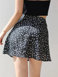 2026 Summer New Retro Vacation Style Small Floral Half Skirt High Waisted Wrap Buttocks Elegant Sweet Slim Short Skirt 06AH