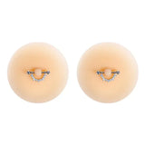 Toucheart Solid State Rubber Nipple Patch Invisible and Traceless Solid Chest Patch For Women Breast Patch Nipple Decoration New
