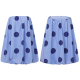 Women Mini Dress Dot Print Backless Tube Dress Summer Party Fashion Casual Strapless Dress