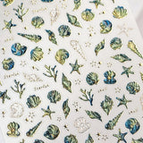 5D Deep Sea Fish Nail Art Stickers Shimmery Bubble Colorful Marine Life Nail Decals Summer Ocean Self Adhesive Manicure Decal