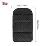 Kcimo Car Anti Kicks Pad Storage Mat PU Leather Universal Seat Back Leather Protector Cover Waterproof Backseat Child Kick Mats