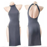 Adult Cosplay Costumes Erotic Bodysuit Women's Ultra Hot Porno Babydoll Dresses Hollow Out Open Breasts/Crotchless Sexy Lingerie
