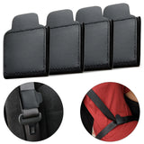 Kcimo PU leather Car seat belt adjuster Black seat belt limiter fixed clip anti-stretching neck Child Protection Car-Styling
