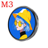 Anime Blue Tooth Electronic Badge Video Playing Rainbow Support Light Picture Dynamic Carousel Bidirectional Transmission Brooch