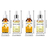 YOUNGCOME 2pcs Vitamin C and Retinol Fortified Serum Rich in VC Keep Skin Hydrated and Smooth Smooth Fine Lines and Wrinkles