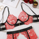 Two-piece Women's Set G-string Transparent Underwear Lolita Romantic Lingeries Set Sexy Bra and Panties Sets Lingerie for Woman
