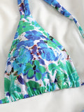 2025 Brazilian Thong Bikinis Strappy Swimsuit Women Sexy Printed Swimwear Female Bathers Swimming Bathing Swimming Swim Suit