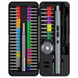 62/6 in 1 Electric Screwdriver Set Precision Handle Portable Power Tool Kits Wireless Cordless Small Bits for Phone Watch Repair