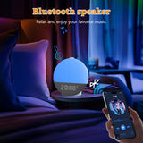 Wake Up Light Sunrise Alarm Clock,White Noise Machine,30 Soothing Sounds,12 Color Dimmable Night Light for Bedroom Heavy Sleeper