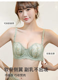 Rabbit Ear Lace Strapless Bra Minimizer Push Up for Large Bust Summer Thin Design Comfortable Backless Bra Women S-XL MOYISU AB