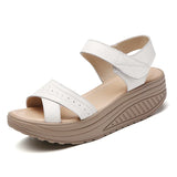 Women Comfortable Sandals Wedges Platform Ankle Strap Casual Orthotic Walking Sandals Orthopedic Arch Support 5cm heel