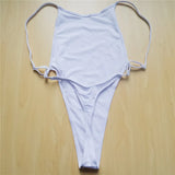 Sexy Extreme String Mini Micro Thong Swim Suit For Women Swimwear One Piece Swimsuit Female Bather Bathing Suit Monokini Y478