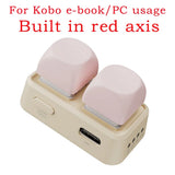 New Keypad Dual Button E-book Page Turner For Tablet Mobile Phone Blue Tooth Remote Control Swipe Short Videos For Android/IOS