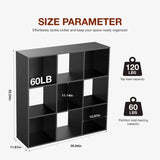 JHK 9 Cube Storage Organizer Bookcase