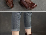 Shoes for Women  Cross-tied Ladies Boot Daily Boots Hot Sale Cotton Shoes Round Toe Comfortable Flat Shoes Women Ankle Boots