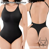 Phantasy Backless Shapewear Thong Bodysuits Sexy Women's Clothing Casual Tops Seamless Bodycon for Women Seamless Bodysuit