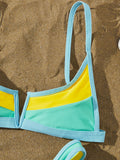 Splicing V Shaped Micro Thong Bikini Women Swimsuit Female Swimwear Two Pieces Bikini Set Push Up Bathing Suit Swim Beachwear