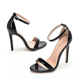 2026 spring Fashion Large Size 11cm Woman Sexy Dance Shoes Sandals Women Shoe Summer High Heels Stiletto Elegant Party Shoe