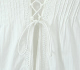 White Lace Dress Summer Women's Dress Bowknot Back Tie Up Short Beach Vestidos Female Sleeveless Mini Casual Cotton Dress 2025
