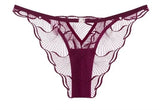 Sexy French Minimizer Bra Ultra Thin Embroidery Lace Large Bust Full Coverage Wireless Lingerie Set CA Delivery MOYISU 32-38-ABC