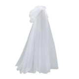 Halloween Ghost Cosplay Costume Cloak Adult Hooded Lace-up Full-Length Sheer Cape with Oversized Hood