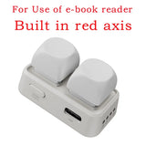 New Keypad Dual Button E-book Page Turner For Tablet Mobile Phone Blue Tooth Remote Control Swipe Short Videos For Android/IOS
