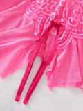 Womens Lace Bodysuit Halter Soft Comfortable Underwear