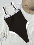 2026 Polka Dot U Neck Women Swimwear One Piece Swimsuit Female Monokini Bather High Leg Cut Bathing Suit Swim Beachwear Bodysuit