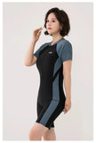 New Women's Flat Angle Professional Racing Cover Belly Slimming Swimming Pool Special Quick Drying Hot Spring One-piece Swimsuit