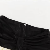 FDYOUI Sexy Flare Sleeve Super-short Zipper Tops+Pleated Skirts 2 Piece Set Women Patchwork Black Ball Gown Evening Party Dress