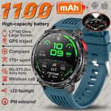 2026 New T-Rex3 Pro GPS Tracker Smartwatch Men 120-Day Standby 1100mAh Clock Rugged Outdoor Sport 10ATM Waterproof Call Watches