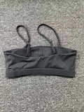 Women Yoga Bra Removable Shoulder Strap Anti-Slip Bra Wrap Chest Dual-Use Sports Yoga Wear Outside Running Fitness Top