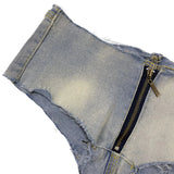 Summer Sexy Hotpants Women's Elastic Low Waist Denim Shorts Female Streetwear Club Bra Sexy Mini Jean Hot Pants Charming 13O1