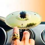 2/1PC Vehicles Musical Saucer Car Crash Cymbal Alloy Car Crash Drums Cymbal Air Vent Drum Mini Drum Clip-On Mini for Music Vent