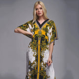 2026 Women Swimsuit Beach Cover Up dress Sleeve Kaftan Beach Tunic Long Pareos Bikinis Cover ups Summer Robe Plage Beachwear