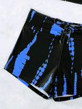 2026 Print String Bikini Swimsuit Women High Waist Shorts Swimwear Female Bathers Bathing Swimming Swim Suit Beachwear