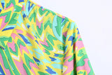Foridol Paisley Print Shirt Dress Elegant Autumn Spring Green Dress Floral Print Boho Female Maxi Dress Long Sleeve Vestido 2025