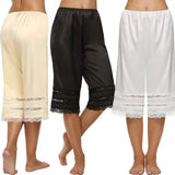 Women’s Pajama Pants Lace Trim Loose High Waist Sleepwear Bottoms Elastic Waist Band Nightwear Trousers
