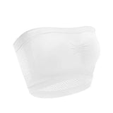 Women’s Strapless Seamless Tube Top Bra Anti-Slip Wireless Bandeau for Summer Outfit