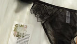 MOYISU French Style Sexy Embroidered Lace Bra Set - No Underwire Triangle Cup Small Breasts Underwear for Big Breasts Women