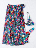 3 Pieces Triangle Bikini Push Up Swimsuit & Skirt Sexy Brazilian Swimwear Women 2026 Bathing Swimming Swim Suit Female Beachwear