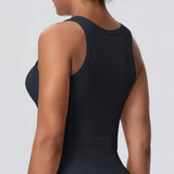 Women's Yoga Vest Shockproof Fixed Cup Beauty Back Yoga Top Outdoor Sports Running Fitness Vest