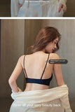 MOYISU Desire Triangle Cup Women Summer Thin Small Chest Gathered To Show A Large Pair of Breast Anti-sag No Underwire Bra Women